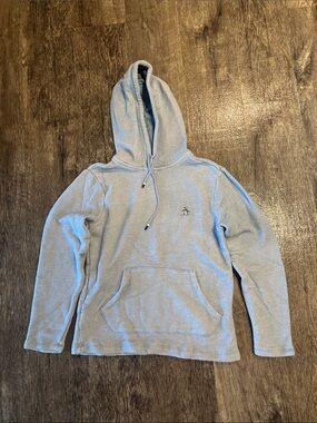 Original Penguin Light Blue Hooded Sweatshirt